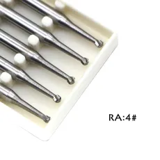 100 PCS Dental bur Latch Carbide Burs RA4 for Low Speed Handpieces