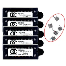 50 packs Dental orthodontic OC MIM Metal Bracket Mini Roth 018 Hooks 3 4 5