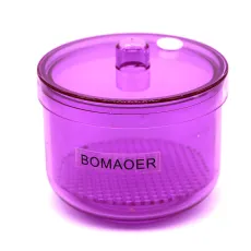1pc Dental plastic Disinfection box Soak Disinfection Cup Red color