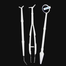 1 Kit multiple-functions dental devices kit mirror needle &probe 3pcs/kit