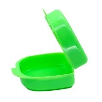 Dental Orthodontic Mouthguard Container Retainer Denture Storage Case Green