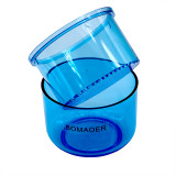 1pc Dental plastic Disinfection box Soak Disinfection Cup Blue color