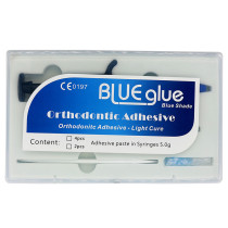 Dental Orthodontic Blue Glue Adhesive-Light Cure Adhesive paste in syinges