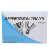 1 set Dental Autoclavable stainless steel Central Impression Tray 6pcs/set