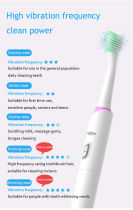 No Need Charge Ultrasonic Sonic Electric Toothbrush 4 Heads Langtian Z18