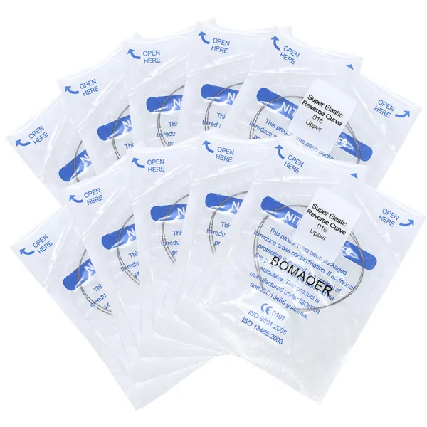 20pcs dental orthodontic super elastic arch wire round Reverse Curve 016 upper