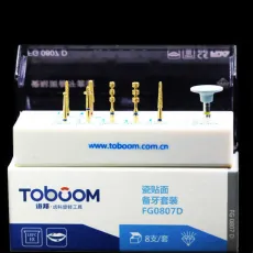 Dental Preparation Teeth Kit 8PCS For Porcelain Veneers FG0807D Clinic Dentist