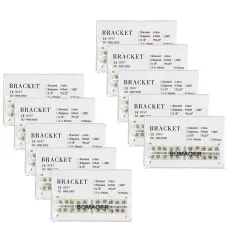 10XDental orthodontic mental bracket brace Mini Roth slot 022 3hooks 20pcs/kit