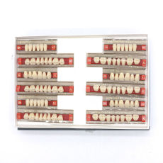 84pcs Dental Complete Denture False Tooth Synthetic Resin A2 Dental Teeth Model