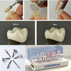 1 Set of 6 Polishing Kit For Glass Ceramic Oral Dental Polish Grinder RA1206E