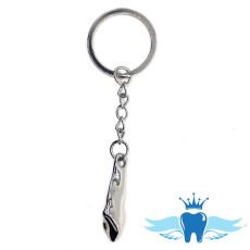 Dentist Ornament Teeth Model Silver Key Gift Hang Pendant Decoration Accessory