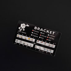 Dental orthodontic mental bracket brace standard MBT SLOT 022 345hooks 20pcs/kit