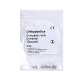 10X NEW Dental Orthodontic Stainless steel Crimpable Hook Universal 10pcs/pkt