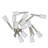 Dental New Latch type Polishing Polisher Prophy Cups Bowl White 100 Pcs/pack