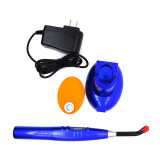 New!!! 1 Set Dental Blue LED Curing Light Lamp Light Intensity Plastic Handle