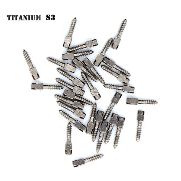 30pcs Dental endodontic material bulk sale pure TITANIUM SCREW POST size S3