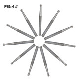 10pcs FG4 dental bur Tungsten steel bur carbide high speed handpiece