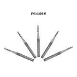 10 pcs Dental bur Carbide Burs FG169 Friction Grip For high speed handpiece