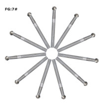 100 pcs FG7 Dental bur Tungsten steel bur carbide For high speed handpiece FG7