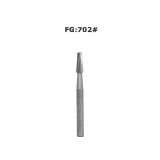 10 pcs Dental bur Carbide Burs FG702 Friction Grip For high speed handpiece