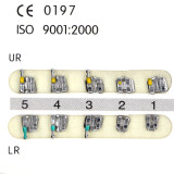 10 kits Dental orthodontic mental bracket brace standard roth slot 022 345hooks