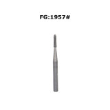 100pcs Dental Tungsten Steel FG1957 Metal Cutting Bur for High Speed Handpiece