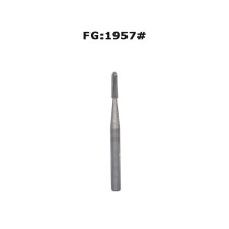 10pcs Dental Tungsten Steel Crown Metal Cutting Bur FG1957 for High Speed Handpiece