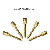 30pcs/pack Dental bulk sale endodontic material 24K Gold SCREW POST size L2