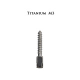 30pcs Dental endodontic material bulk sale pure TITANIUM SCREW POST size M3