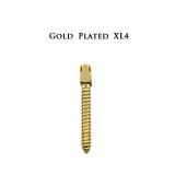30pcs/pack Dental bulk sale endodontic material 24K Gold SCREW POST size XL4