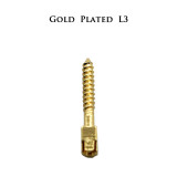 30pcs/pack Dental bulk sale endodontic material 24K Gold SCREW POST size L3