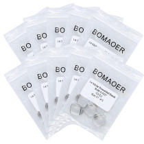 10 packs Dental Orthodontic 37# Roth 0.022  Buccal Tube Bands for first molar