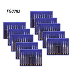 100 PCS Dental bur 12 BLADE TRIMMING & FINISHING CARBIDE Bur FG7214