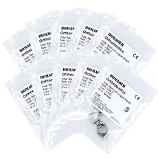 10X Orthodontic Roth Band with lingual sheath 0.022'' 37#+ 0.022U3 & L2 4pcs/pkt