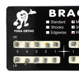 10 kits Dental Orthodontic Mental Bracket Brace Mini roth slot 022 345hooks