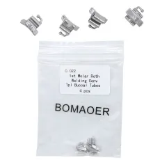 Dental Orthodontic 022 Buccal Tube 1st Molar Roth Welding Conv Tpl 4pcs/pack