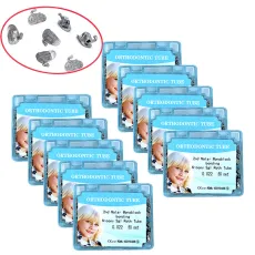 10packs Dental Orthodontic tube 2nd molar bonding n-conv roth 0.022 50 sets/box