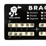 10 kits Dental Orthodontic Mental Bracket Brace standard roth slot 018 345 hooks