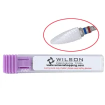 10X Zirconium Oxide Diamond Polisher Dental Slow Speed Micro Motor bullet shape