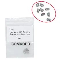10 packs Dental orthodontic 0.022 1st molar MBT Bonding bracket without hook