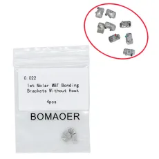 1 pack Dental orthodontic 0.022 1st molar MBT Bonding bracket without hook