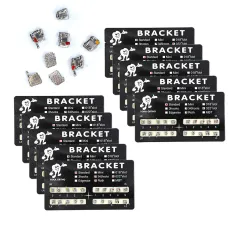 10 kits Dental Orthodontic Mental Bracket Brace standard roth slot 022 345 hooks