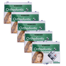 5 kits Dental Orthodontic Sapphire Brackets Roth 0.022 345 with hooks 20 pcs/kit