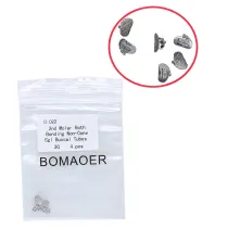 5X Dental orthodontic Bonding Buccal Tube for 2nd Molar Con-conv sgl Roth022 2G