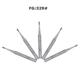 1 pcs Dental Carbide Burs FG 329 Pear for High Speed Handpiece Friction Grip Midwest