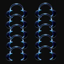 10pc teeth whitening cheek retractor mouth opener Cshape large size autoclavable