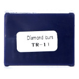 50PCS Diamond Burs TR-11 Medium FG 1.6mm for High Speed Handpiece Turbine Dental
