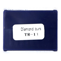 100PC Diamond Burs TR-11 Medium FG 1.6mm for High Speed Handpiece Turbine Dental