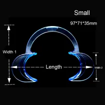 New arrival 50 packs Dental cheek retractor mouth opener C shape small size