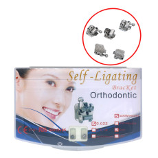 New!!!Dental Orthodontic self-ligating bracket brace 022 Roth 345Hooks with tool
